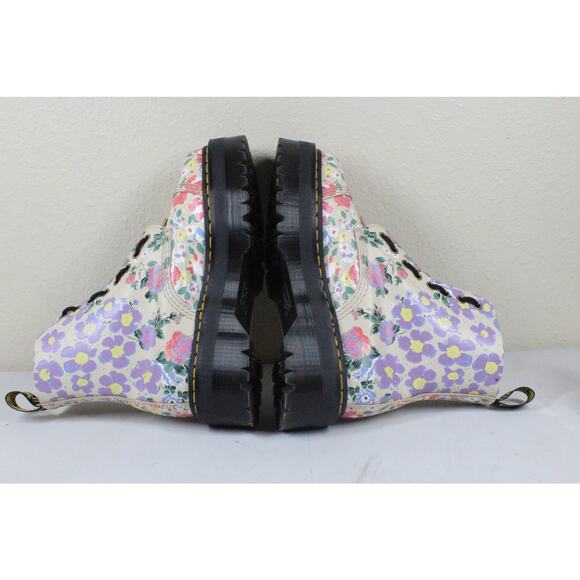 Doc Martens Dr. Martens 1460 Floral Mashup Parchment Sinclair Boots Size 9 - Picture 4 of 6